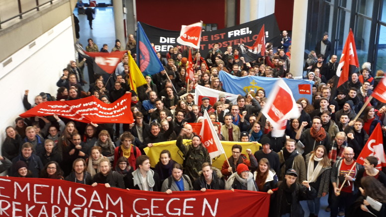 Solidarität mit den studentisch Beschäftigten – Für einen guten TV Stud III!