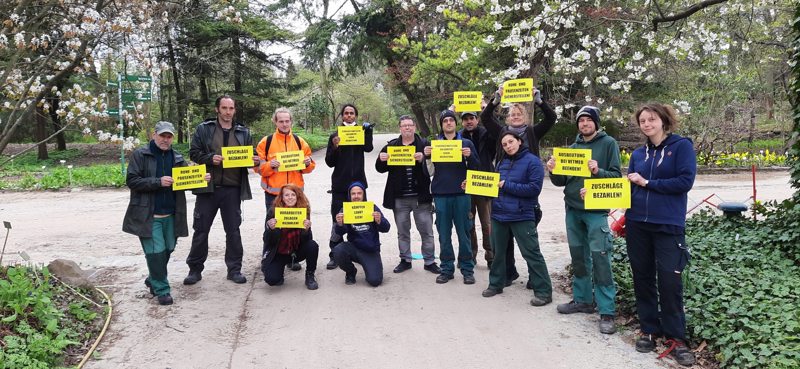 Kämpfen statt Kündigen! Solidaritätsadresse aus dem Botanischen Garten an die Kolleg:innen des Fachbereichs Veterinärmedizin