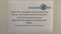 Offener Brief von Betriebshandwerkern und Medientechnikern der Technischen Abteilung an Präsidium und Kuratorium