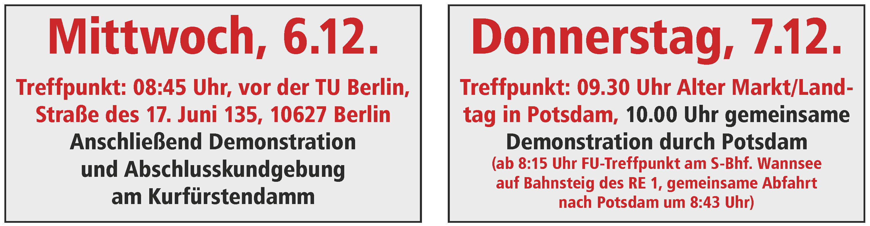 Dritte Verhandlungsrunde zum TV-L in Potsdam: Heraus zum Streik am 6. und 7. Dezember!