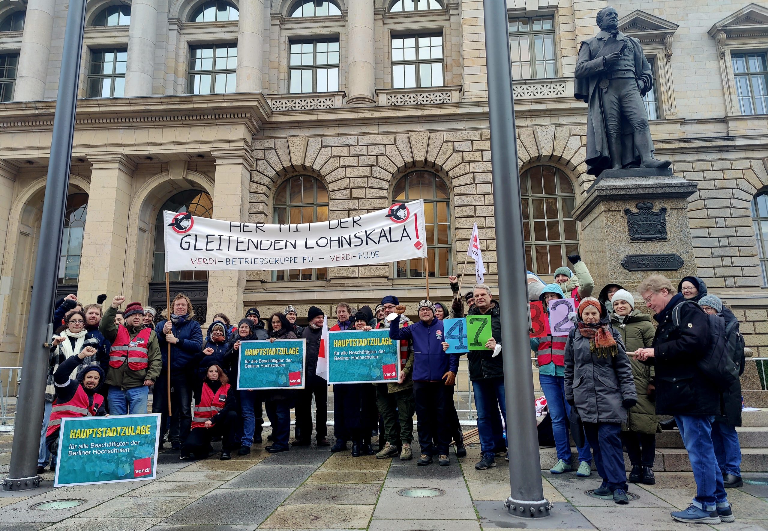 “Wir wollen die Hauptstadtzulage für Alle. Wir lassen uns nicht spalten”