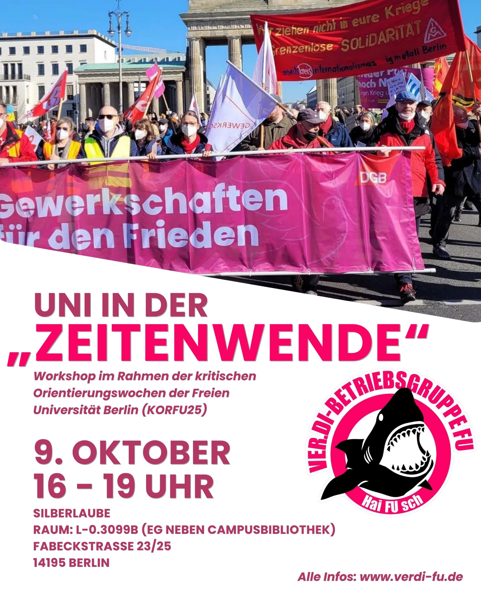Workshop: Uni in der “Zeitenwende”
